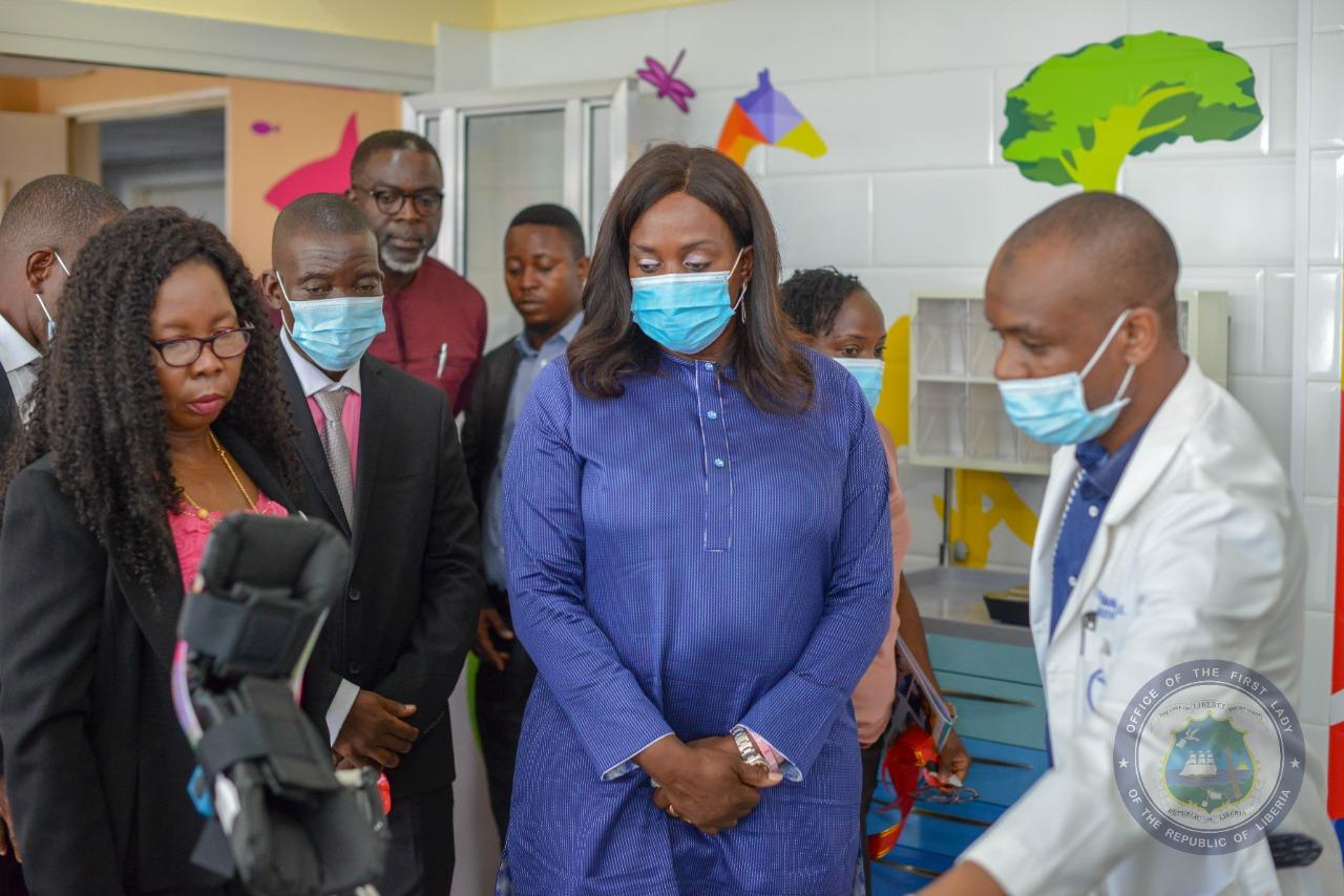 First Lady officiates ribbon-cutting ceremony of pediatric theatres First Lady officiates ribbon-cutting ceremony of pediatric theatres
