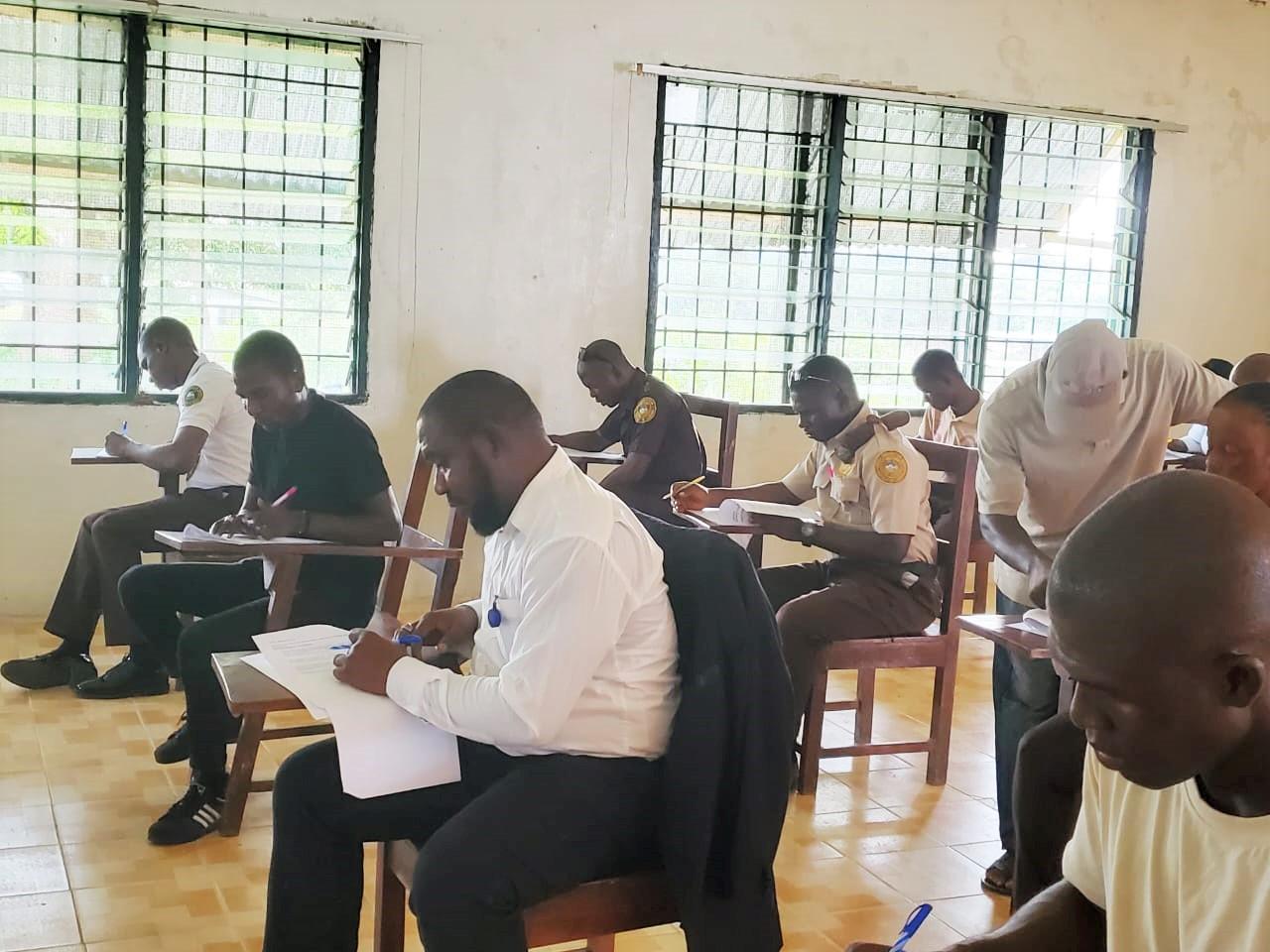 LIS Officers take National Placement Exams LIS Officers take National Placement Exams