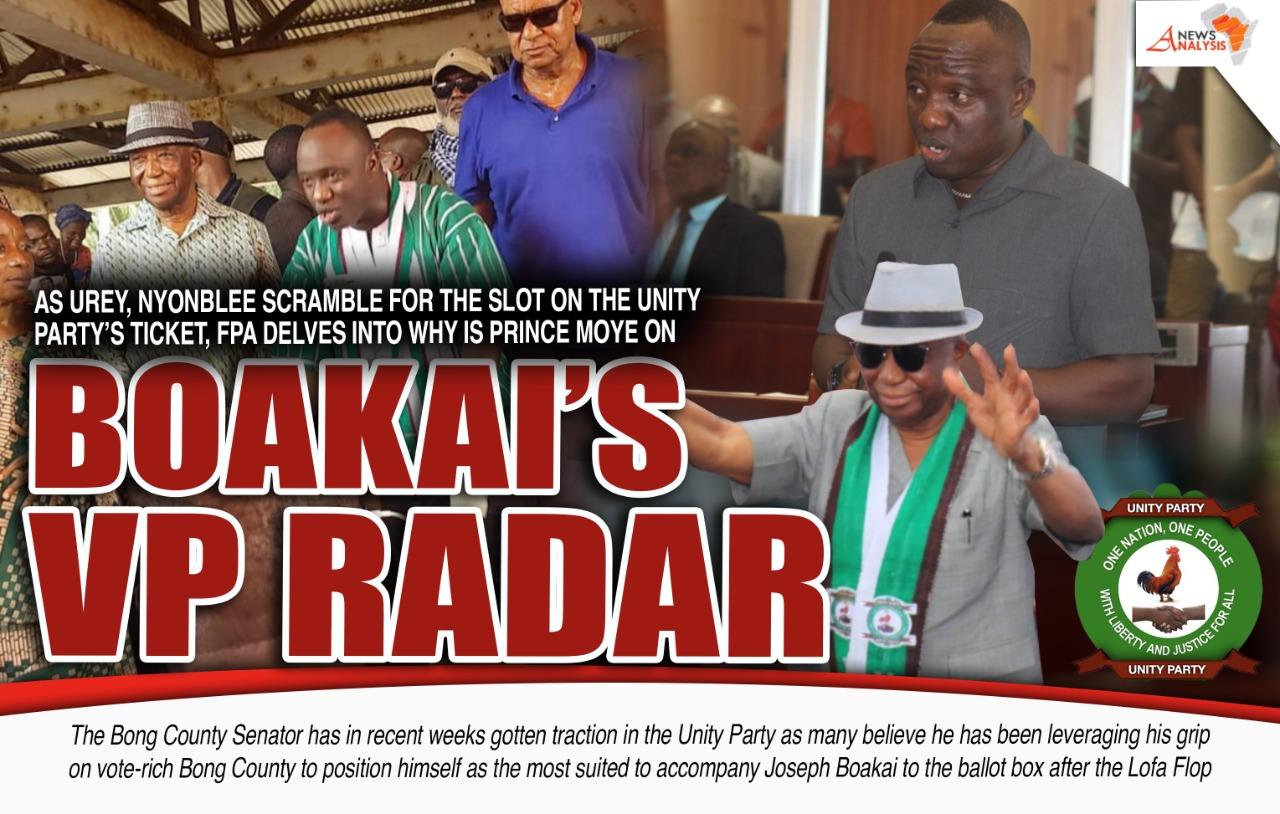 Why Is Senator Prince Moye Suddenly Trending as the Possible Running Mate to Unity Party’s Joseph Boakai Why Is Senator Prince Moye Suddenly Trending as the Possible Running Mate to Unity Party’s Joseph Boakai