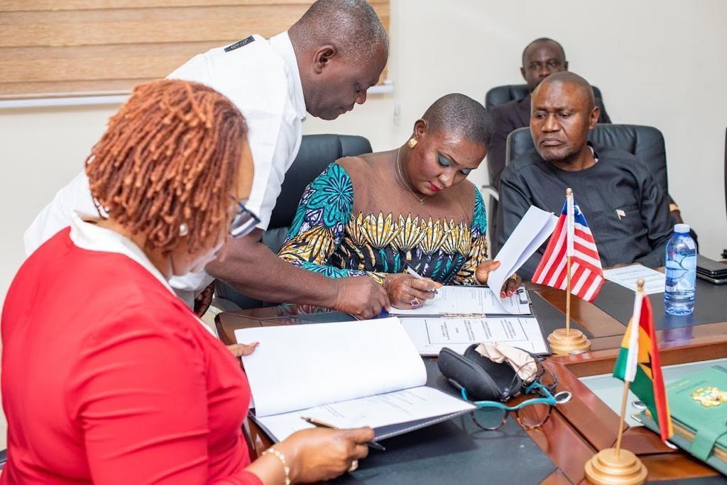 Liberia, Ghana Sign MOU for Cooperation in Combating Illegal Fishing Activities Liberia, Ghana Sign MOU for Cooperation in Combating Illegal Fishing Activities