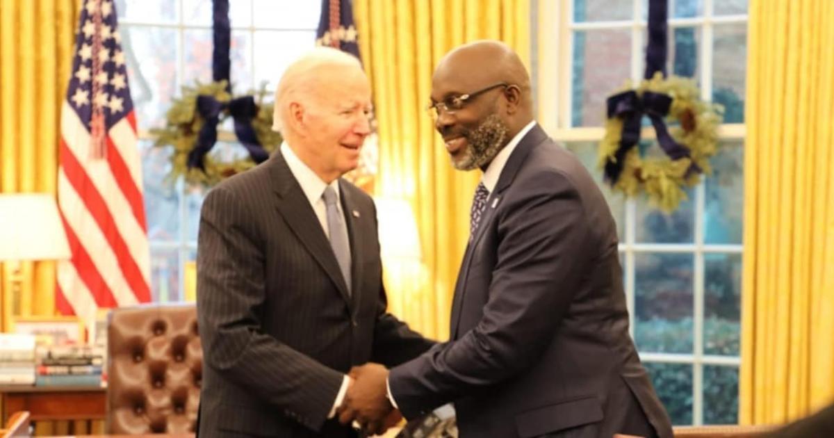 President Weah Urges US Support For 2023 Elections President Weah Urges US Support For 2023 Elections