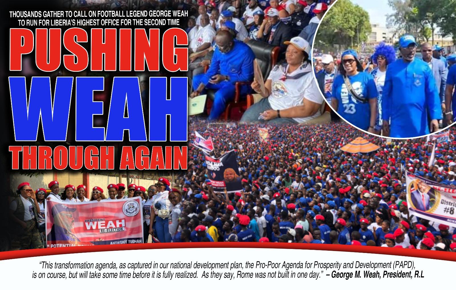 Liberia: Pres. Weah Asks for More Time to Implement the ‘Pro-Poor Agenda’ Liberia: Pres. Weah Asks for More Time to Implement the ‘Pro-Poor Agenda’