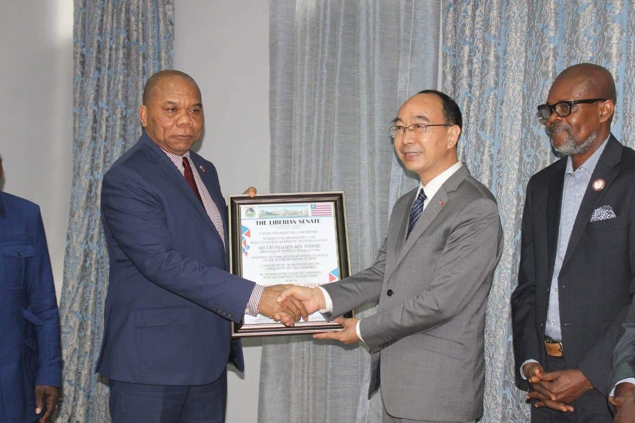 ‘Liberia Will Continue One-China Policy’ – Senate Pro-Tempore Assures Outgoing Chinese Ambassador ‘Liberia Will Continue One-China Policy’ – Senate Pro-Tempore Assures Outgoing Chinese Ambassador