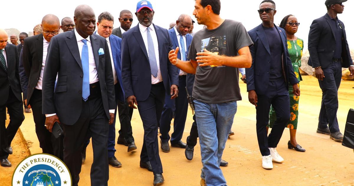 Liberia: Pres. Weah, World Bank Regional Vice President Tour Projects Liberia: Pres. Weah, World Bank Regional Vice President Tour Projects