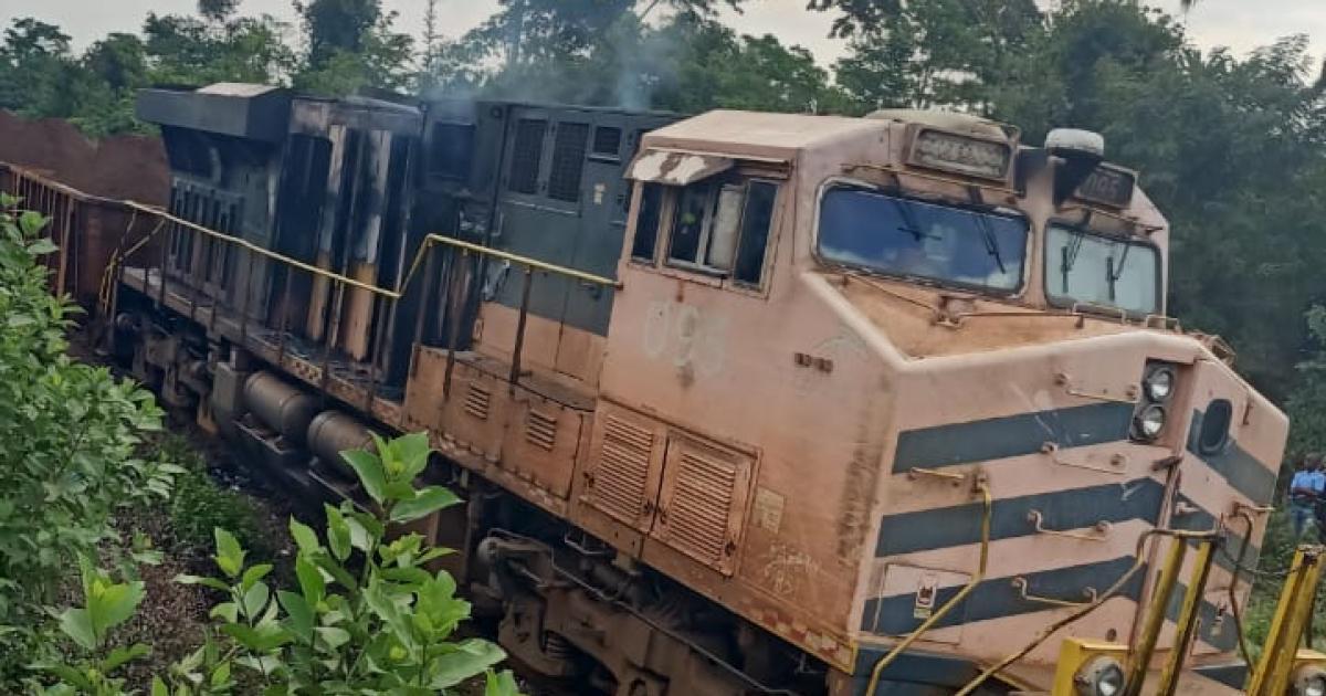 Liberia: AML Train Gutted by Fire In Sanniquellie Liberia: AML Train Gutted by Fire In Sanniquellie