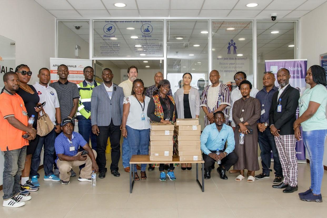 APM Terminals Liberia Donates Computers To Port Associations APM Terminals Liberia Donates Computers To Port Associations