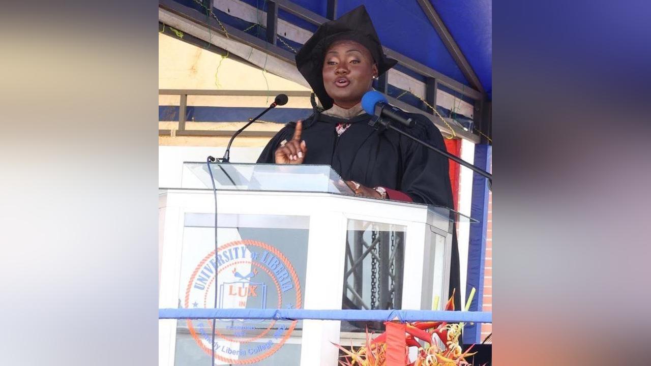NaFAA Managing Director Emma Glassco Urges Diversification of Liberia’s Academic Programs in Inspiring Speech at UL’s 103 Commencement Ceremony NaFAA Managing Director Emma Glassco Urges Diversification of Liberia’s Academic Programs in Inspiring Speech at UL’s 103 Commencement Ceremony