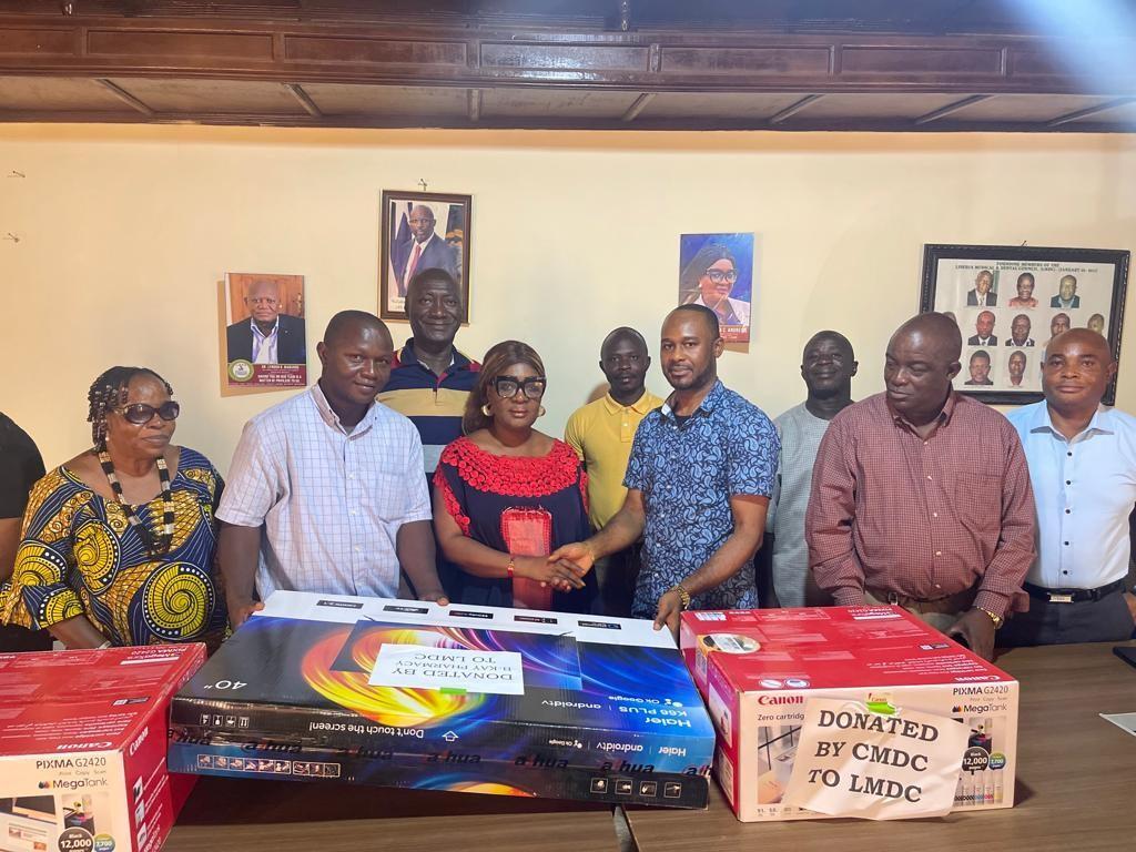 Clinical Medical Lab and Diagnostic Center, BK Pharmacy Donate to the Liberia Medical and Dental Council Clinical Medical Lab and Diagnostic Center, BK Pharmacy Donate to the Liberia Medical and Dental Council
