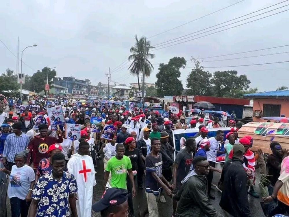 Boakai condemns CDC’s casket parade Boakai condemns CDC’s casket parade