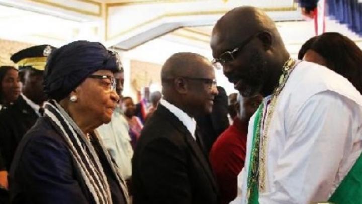 Ellen did better than Weah Ellen did better than Weah