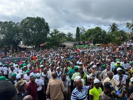 Western Liberia Shows Support For Boakai In Bomi County Western Liberia Shows Support For Boakai In Bomi County