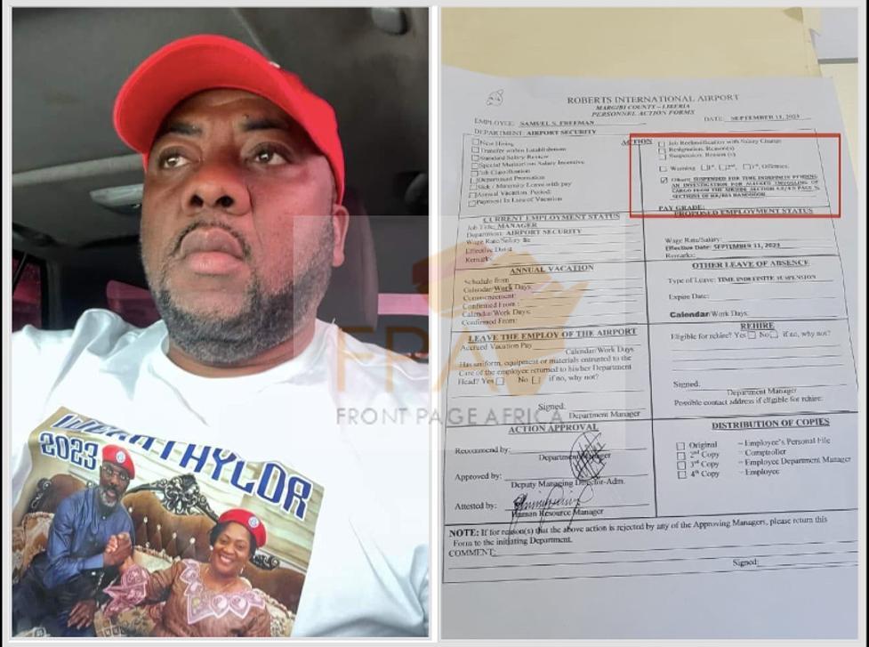 Liberia: RIA Chief Security Suspended Indefinitely Following Drug Smuggling Saga Liberia: RIA Chief Security Suspended Indefinitely Following Drug Smuggling Saga