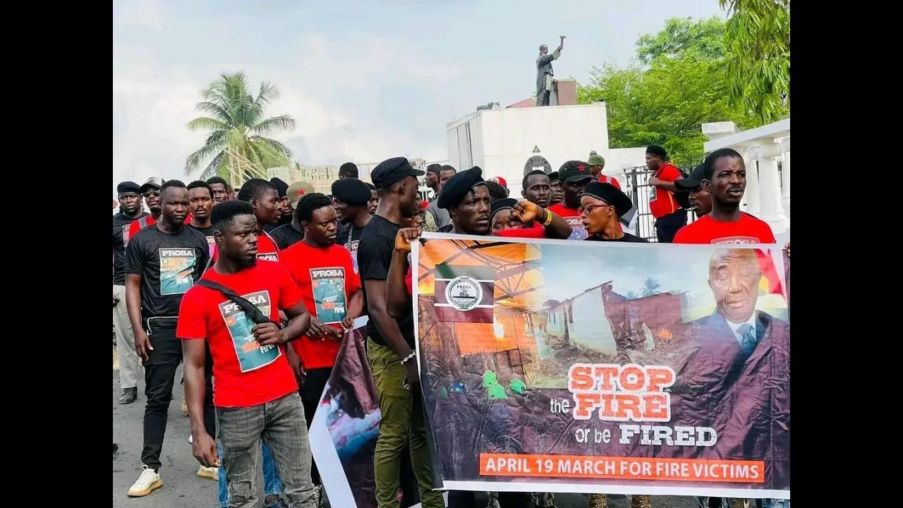 University of Liberia Student-Based PROSA Stages Massive Protest at the ...