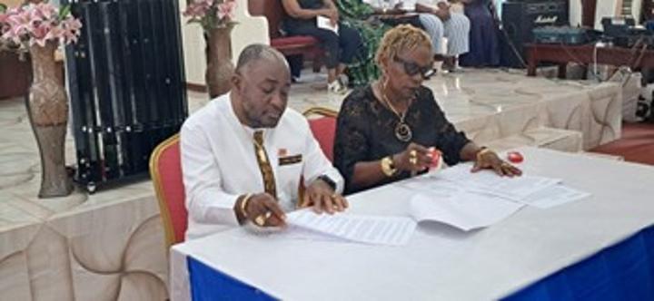 Historic MOU Signed Between Baptist Seminary, April 22 Memorial Group for Burial Site of Late President Tolbert and Executed Officials Historic MOU Signed Between Baptist Seminary, April 22 Memorial Group for Burial Site of Late President Tolbert and Executed Officials