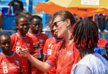 UK Diplomat Encourages Liberia U-17 Women’s Team UK Diplomat Encourages Liberia U-17 Women’s Team
