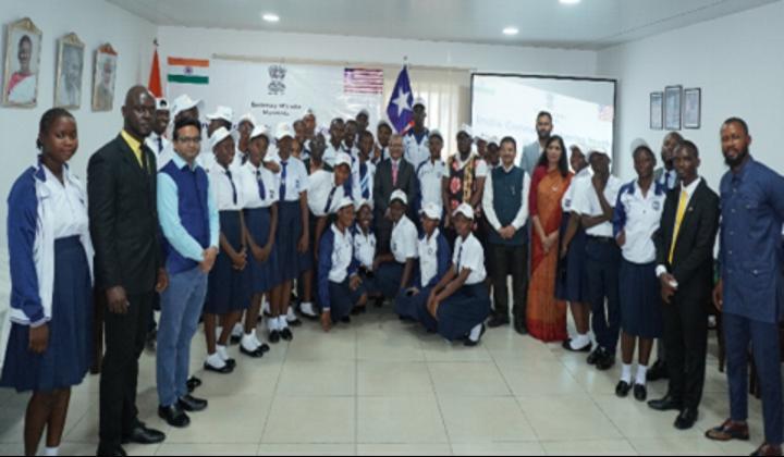 Embassy of India Hosts Liberian Youth at Embassy Embassy of India Hosts Liberian Youth at Embassy