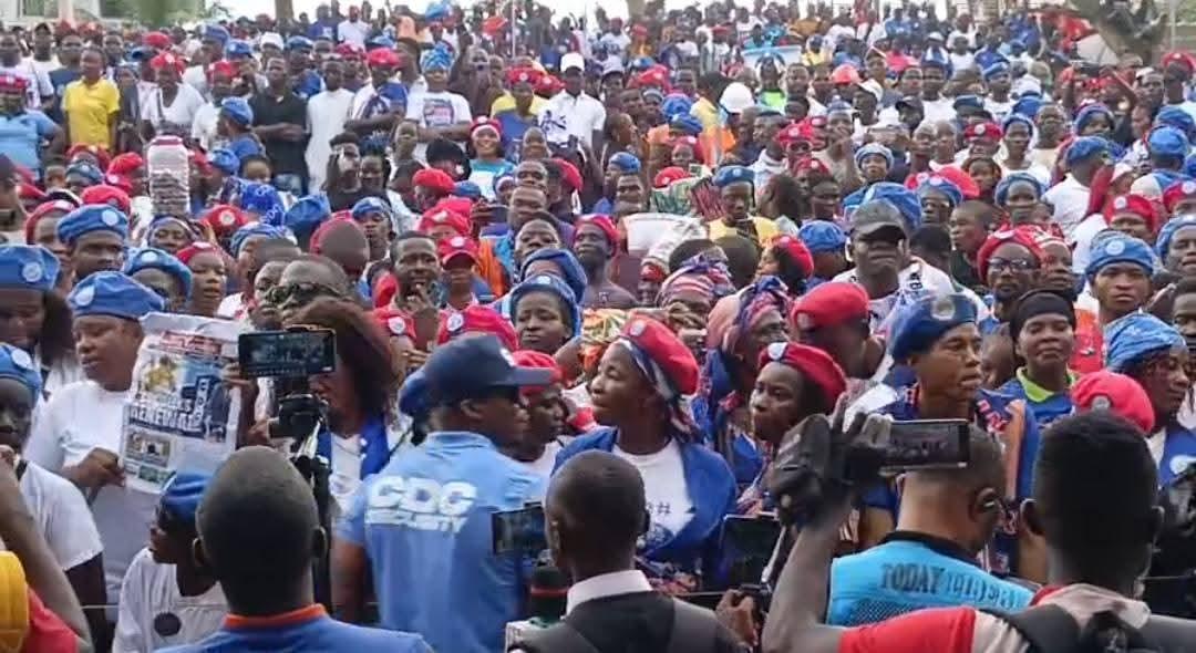 CDC groundbreaking draws massive crowd. CDC groundbreaking draws massive crowd.