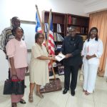 Justice Minister Tweh Praises MFGAP HPA for Forest Bibles Justice Minister Tweh Praises MFGAP HPA for Forest Bibles