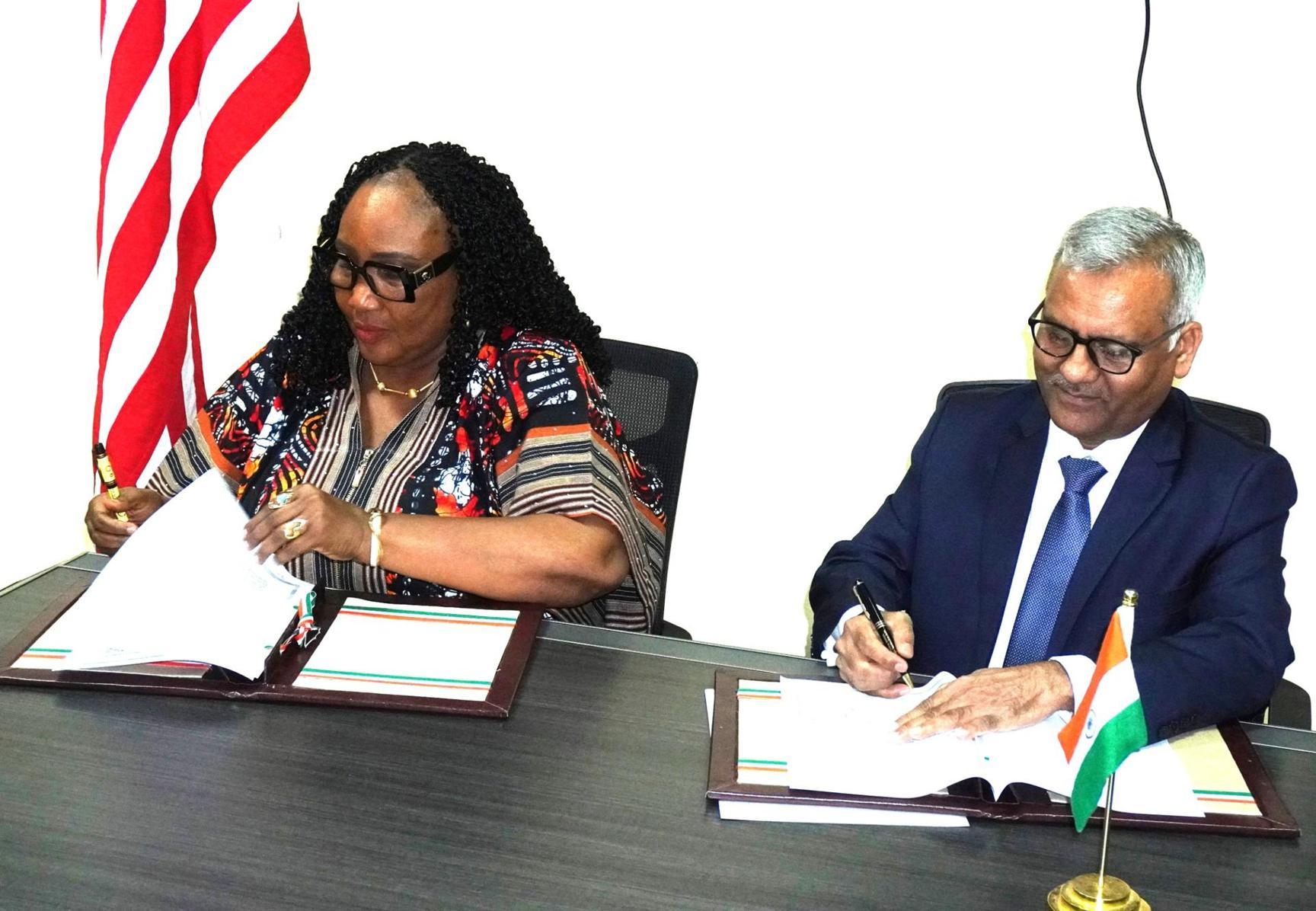 India and Liberia Sign MoU on Pharmacopoeia Cooperation India and Liberia Sign MoU on Pharmacopoeia Cooperation