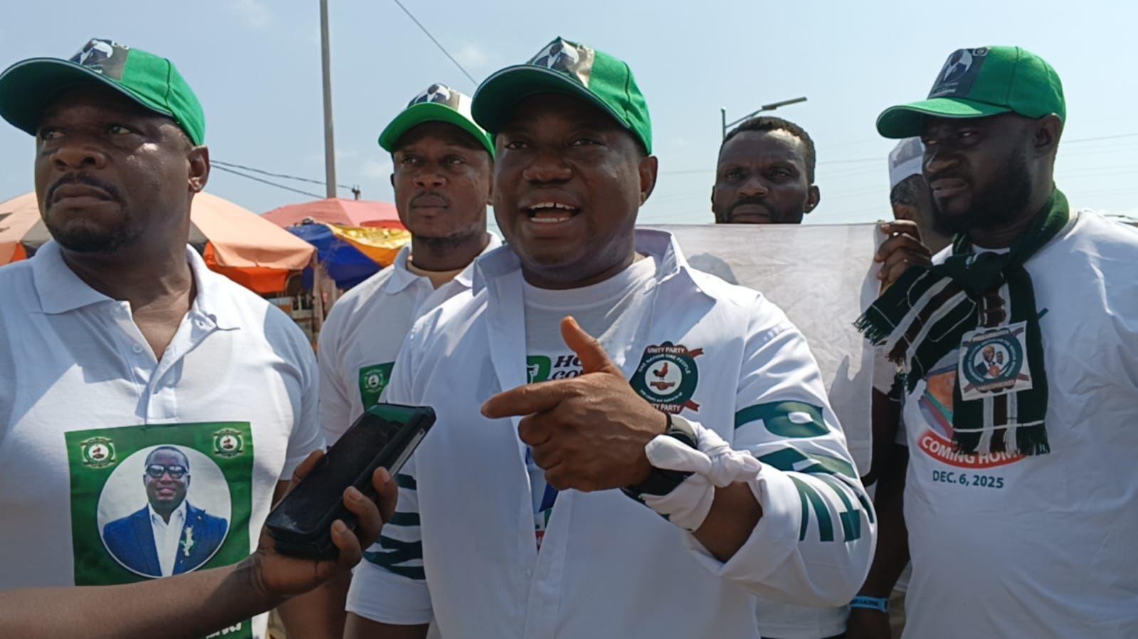 James K. Mulbah Joins Unity Party Citing Progress James K. Mulbah Joins Unity Party Citing Progress