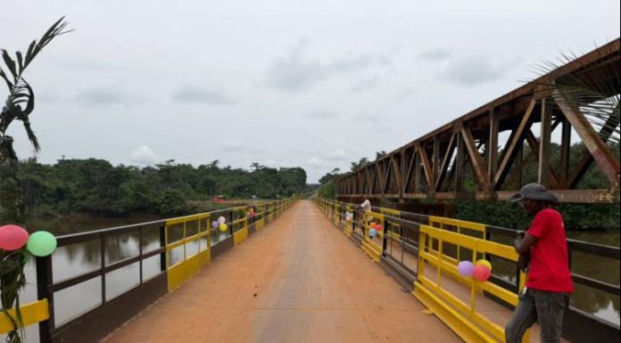 ArcelorMittal Liberia Reopens St. John Bridge ArcelorMittal Liberia Reopens St. John Bridge