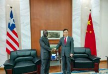 Amb Yin and Chief Justice Gbeisay on Judicial Cooperation Amb Yin and Chief Justice Gbeisay on Judicial Cooperation