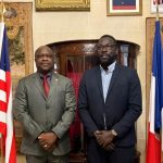 Ambassador Yorlay Meets Bourges Football Club President Ambassador Yorlay Meets Bourges Football Club President