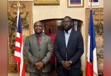 Ambassador Yorlay Meets Bourges Football Club President Ambassador Yorlay Meets Bourges Football Club President