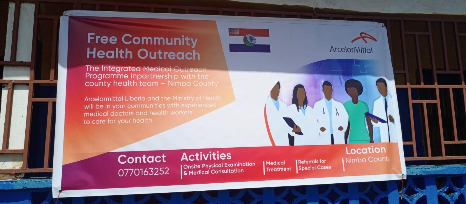 ArcelorMittal Launches Free Health Outreach in Nimba ArcelorMittal Launches Free Health Outreach in Nimba