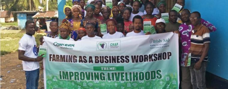CHAP Concludes Farming as a Business Workshop in Grand Bassa CHAP Concludes Farming as a Business Workshop in Grand Bassa