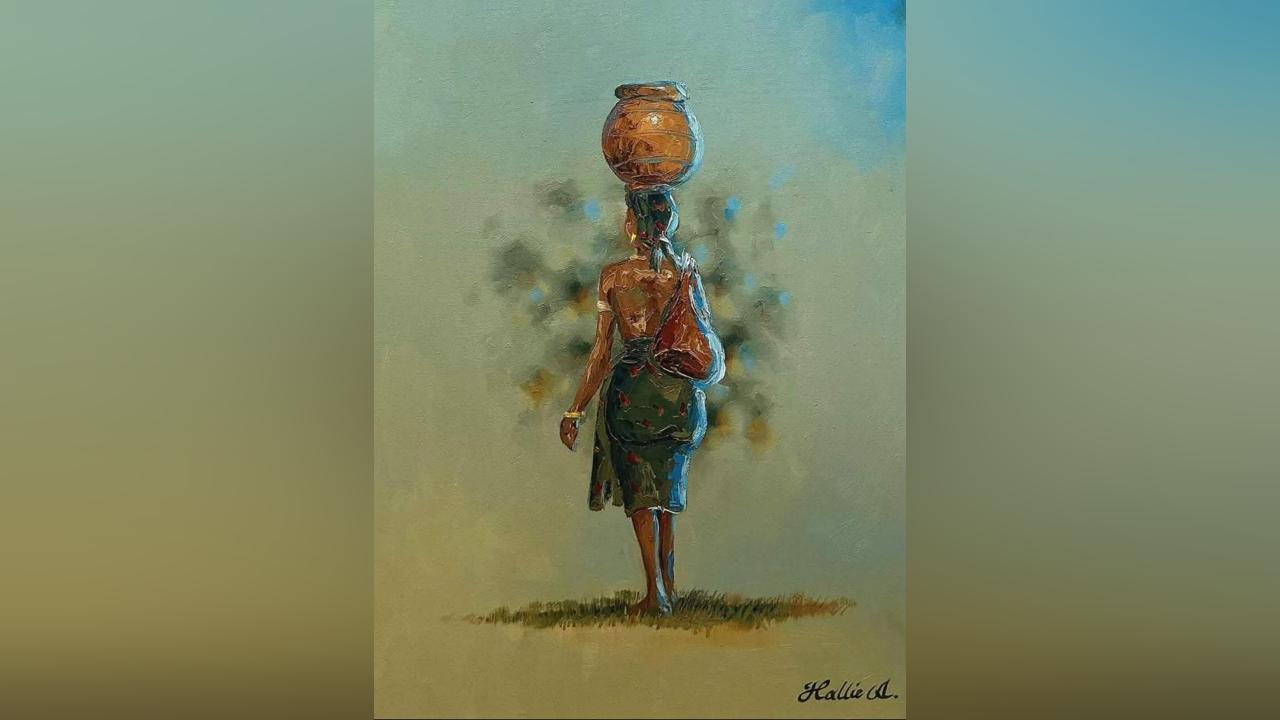 Liberian Painter Achieves Success in Canada Liberian Painter Achieves Success in Canada