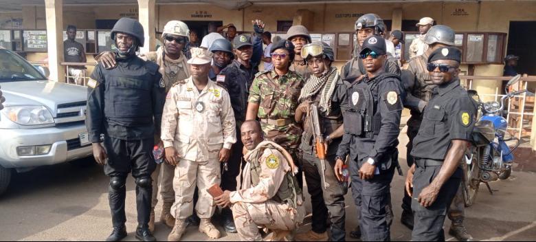 Liberia National Police and Sierra Leone Police Joint Patrol Liberia National Police and Sierra Leone Police Joint Patrol