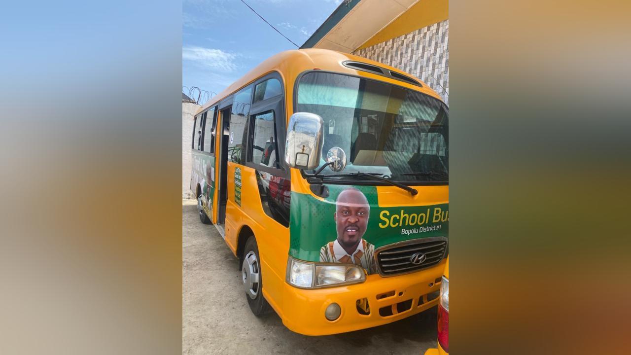 Rep Zinnah Normah Donates Buses Ambulance to Gbarpolu Rep Zinnah Normah Donates Buses Ambulance to Gbarpolu