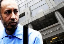 “لافالين” تعترف بدفع رشاوى للساعدي القذافي