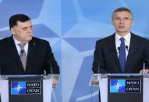 الناتو يعلن استعداده لدعم حكومة السراج في ليبيا