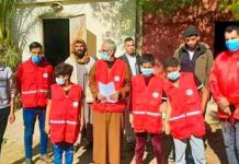 الهلال الأحمر الليبي ينظم حملة توعوية من كورونا للجاليات العربية الهلال الأحمر الليبي ينظم حملة توعوية من كورونا للجاليات العربية