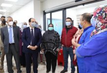 معيتيق يشيد بجهود مركز العزل بمستشفى العيون معيتيق يشيد بجهود مركز العزل بمستشفى العيون