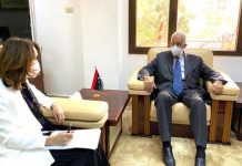 سيالة يتسلم أوراق اعتماد منسقة الشؤون الإنسانية لدى البعثة الأممية سيالة يتسلم أوراق اعتماد منسقة الشؤون الإنسانية لدى البعثة الأممية