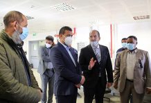 أبوجناح يتابع سير العمل في محطة كهرباء أوباري الغازية أبوجناح يتابع سير العمل في محطة كهرباء أوباري الغازية