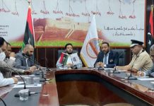 وزير الدولة لشؤون الهجرة يبحث الوضع الأمني في مدينة سبها وزير الدولة لشؤون الهجرة يبحث الوضع الأمني في مدينة سبها