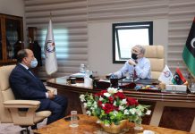 مؤسسة النفط .. صنع الله و بن شتوان يناقشان مشاريع النفط البحرية مؤسسة النفط .. صنع الله و بن شتوان يناقشان مشاريع النفط البحرية