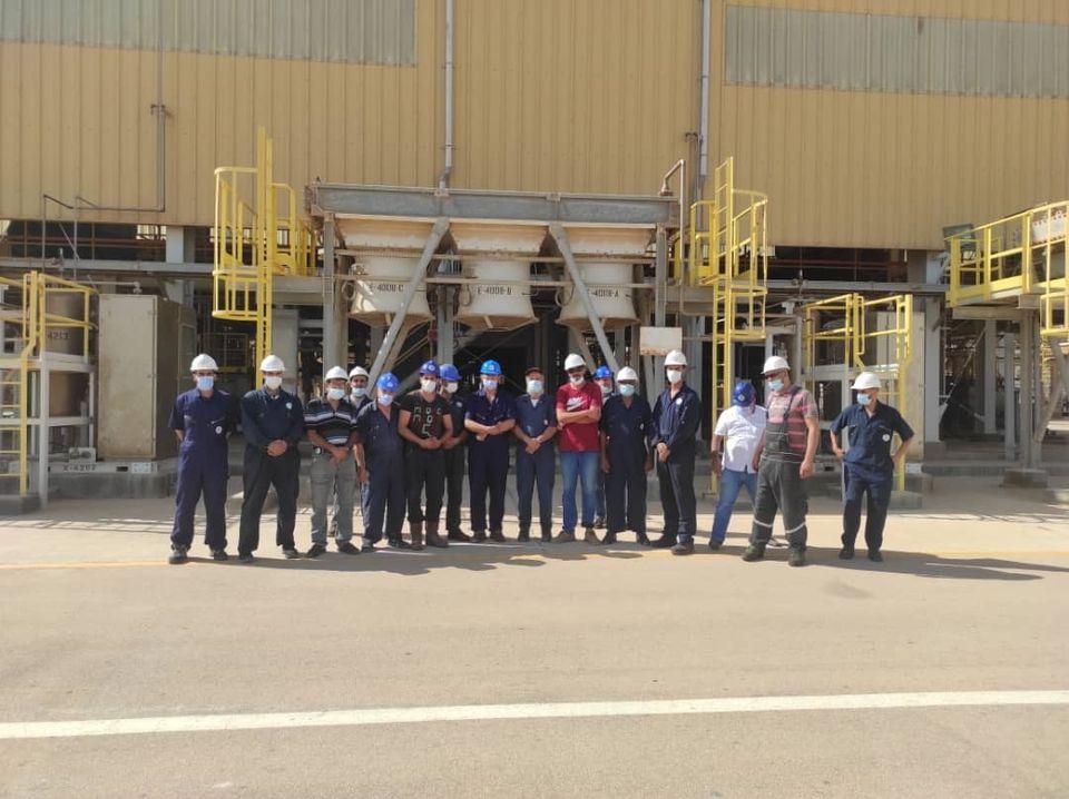 إعادة تشغيل ضاغطة البروبان في حقل الاستقلال إعادة تشغيل ضاغطة البروبان في حقل الاستقلال