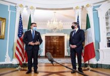 مباحثات إيطالية أميركية بشأن ليبيا في باريس مباحثات إيطالية أميركية بشأن ليبيا في باريس