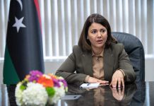 “المنقوش” تتابع هاتفياً مع “دي مايو” مخرجات مؤتمر دعم الاستقرار “المنقوش” تتابع هاتفياً مع “دي مايو” مخرجات مؤتمر دعم الاستقرار