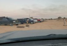 ضبط سيارات صحراوية محملة بأنابيب نفطية بمرسى البريقة ضبط سيارات صحراوية محملة بأنابيب نفطية بمرسى البريقة