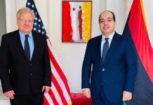 معيتيق ونورلاند يؤكدان على ضرورة الدفع نحو إجراء الانتخابات معيتيق ونورلاند يؤكدان على ضرورة الدفع نحو إجراء الانتخابات