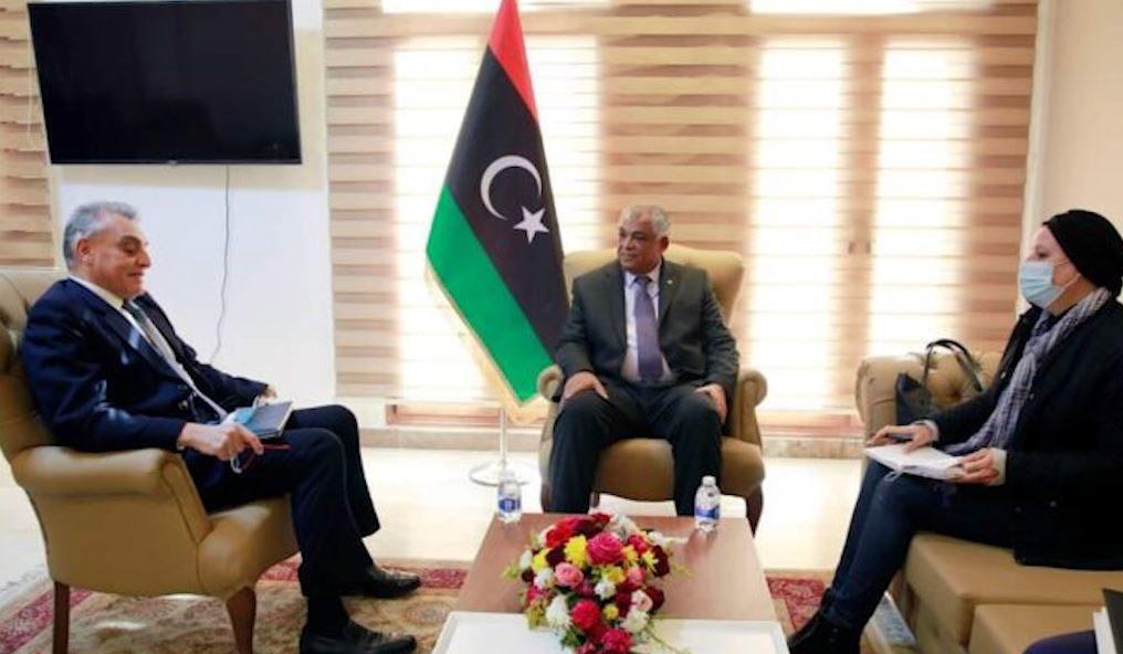القطراني يبحث مع “بوتشينو” الوضع السياسي الليبي