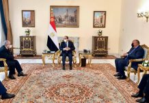 الرئيس الجزائري يبحث مع نظيره المصري مستجدات الوضع الليبي الرئيس الجزائري يبحث مع نظيره المصري مستجدات الوضع الليبي