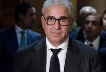 باشاغا يطالب الدبيبة من طرابلس بتسليم سلمي للسلطة باشاغا يطالب الدبيبة من طرابلس بتسليم سلمي للسلطة