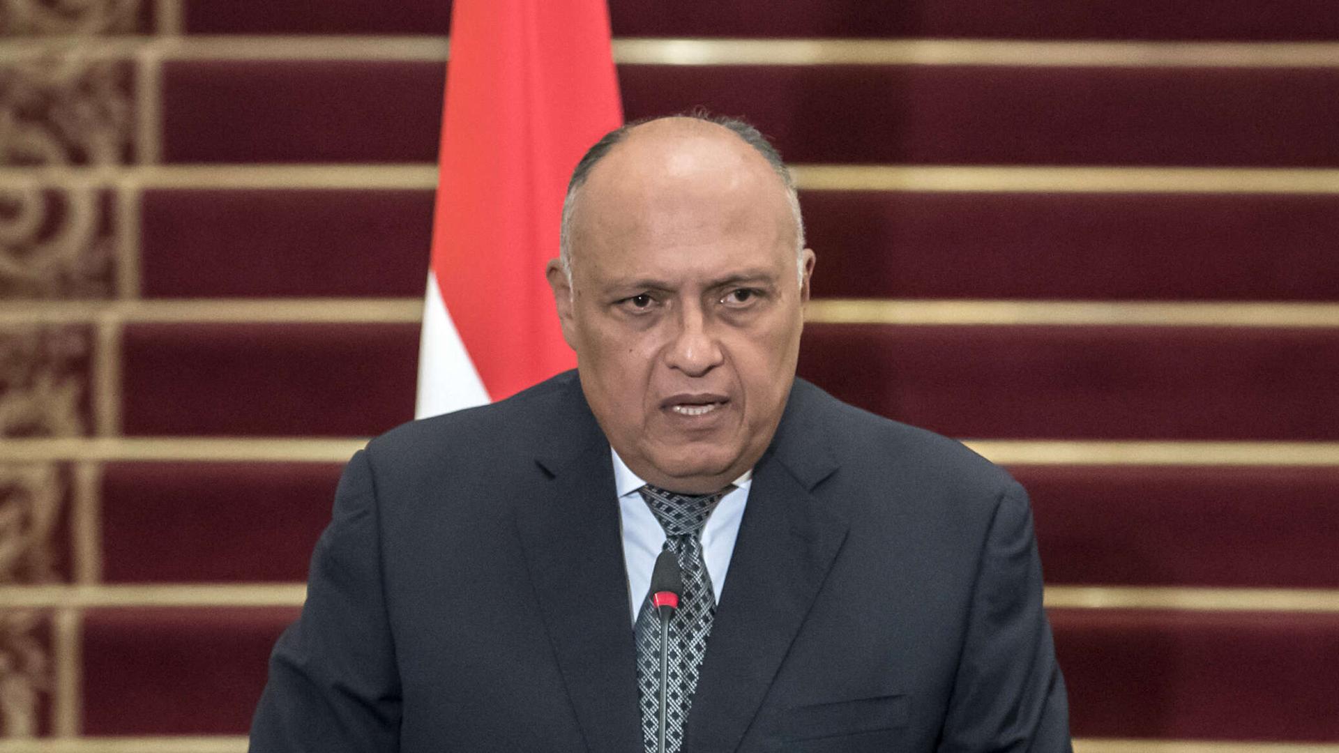 وزير الخارجية المصري: لا حلول عسكرية للقضية الليبية وزير الخارجية المصري: لا حلول عسكرية للقضية الليبية